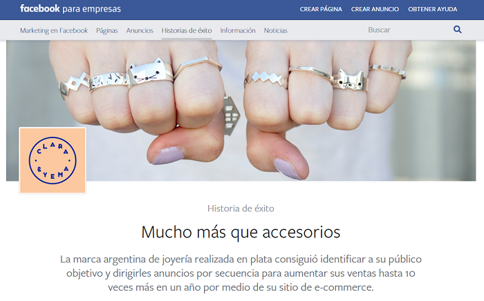 Vender joyería online: caso de éxito en Facebook